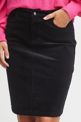 PULZ Jeans Rok 'Mila' in Zwart