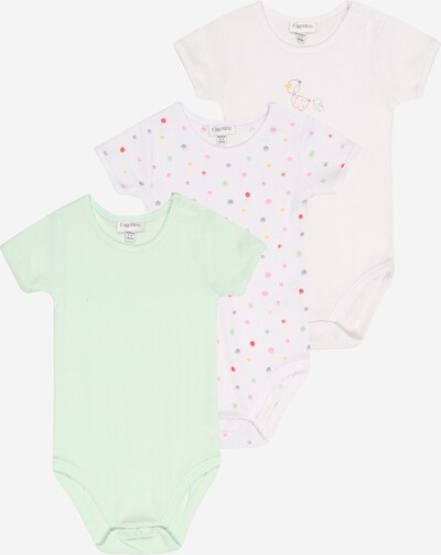 OVS Pijama entero/body en verde pastel / mezcla de colores / blanco, Vista del producto