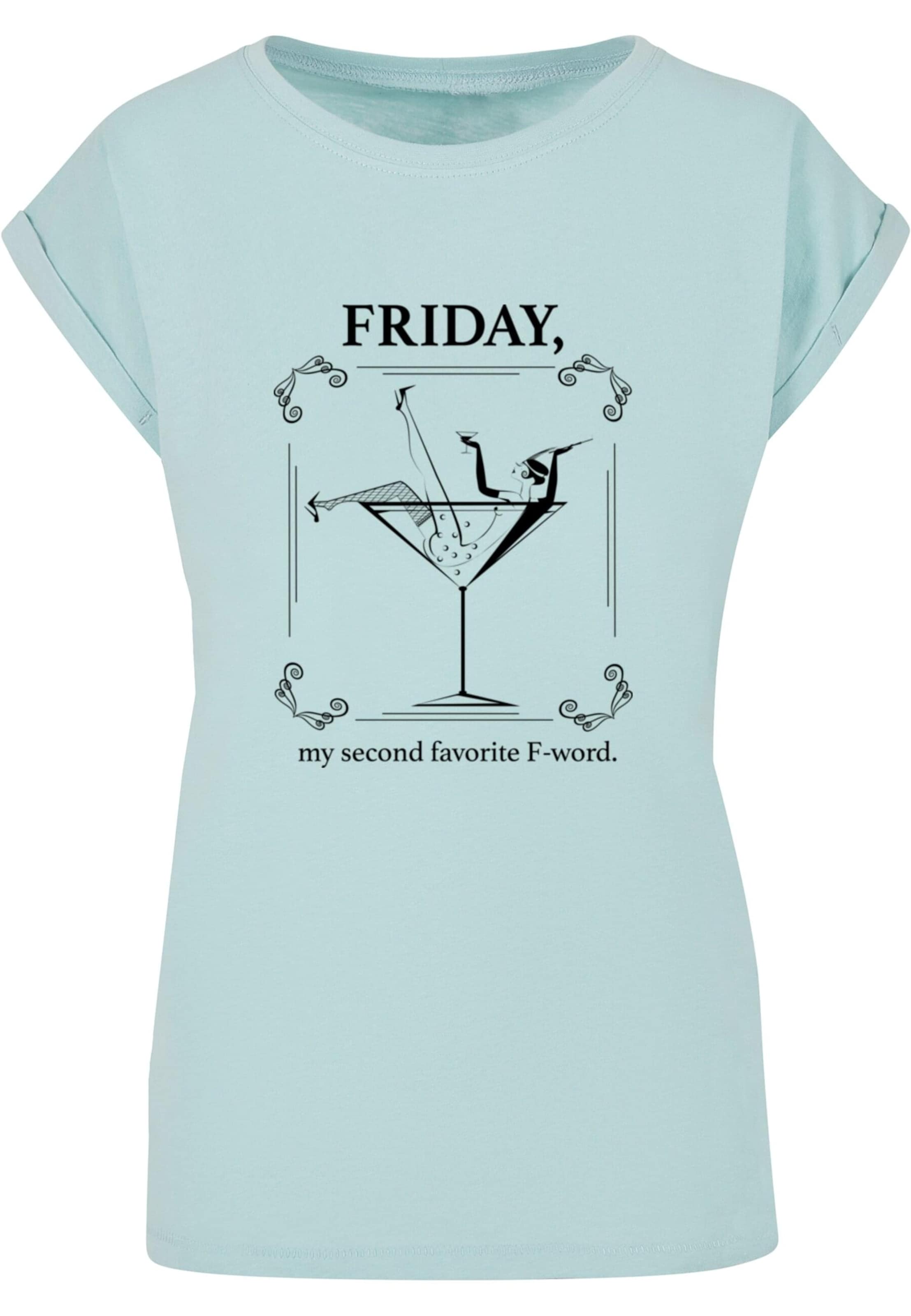 Mister Tee Shirt 'F-Word' in Blue: front