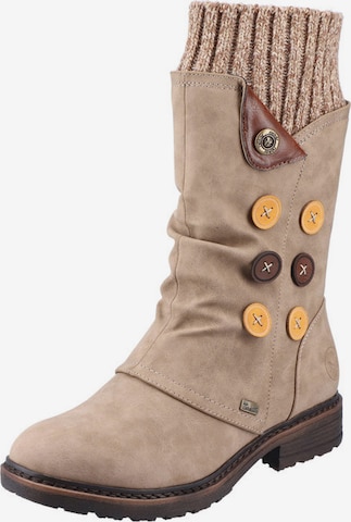 Rieker Boot in Beige: front