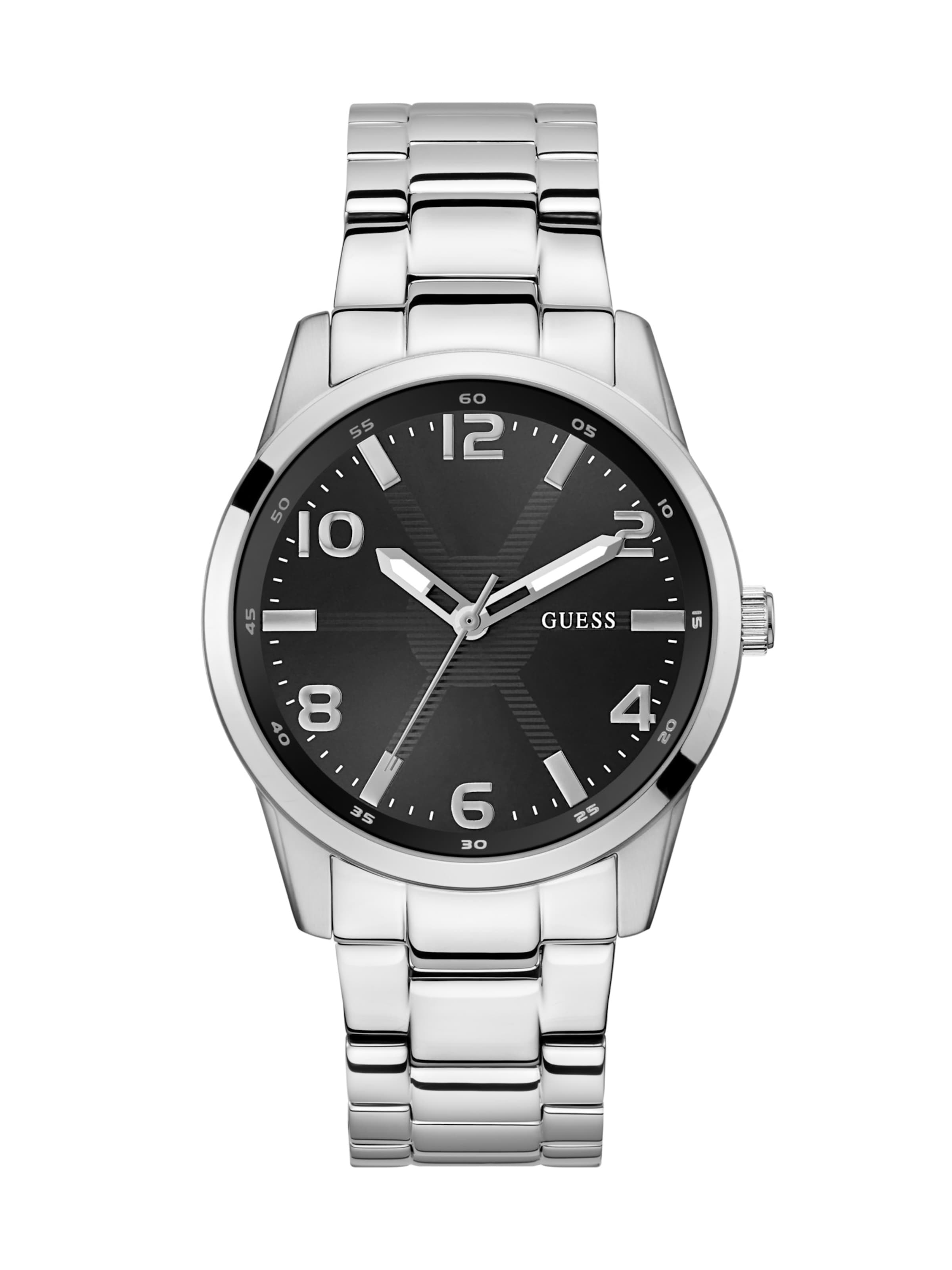 GUESS Analoguhr 'MONTE' in Silber: Vorderseite