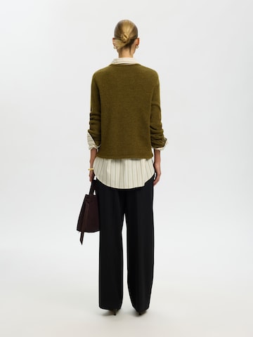 SELECTED Pullover 'SLWLULU' i grøn