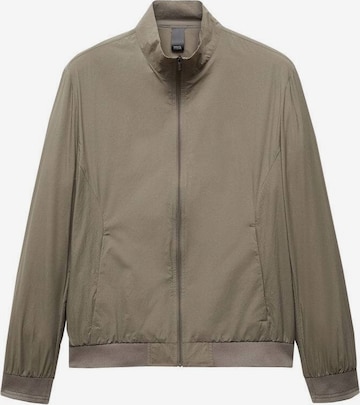 MANGO MAN Performance Jacket 'moon' in Green: front