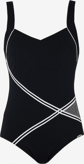 Costum de baie întreg pe L/C SUNFLAIR pe negru / alb, Vizualizare produs