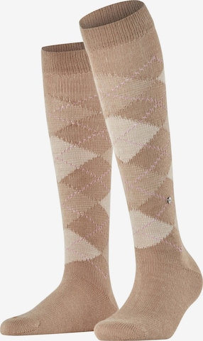 BURLINGTON Overknee Strümpfe 'Whitby' in Gelb: Vorderseite
