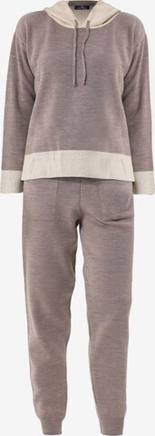 Jimmy SandersJednodijelna pidžama - smeđa boja: prednji dio