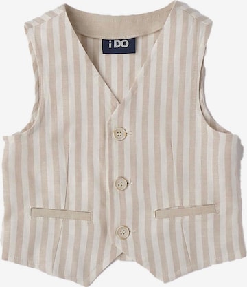 Gilet IDO COLLECTION en beige : devant