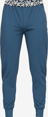 TOM TAILOR Pajama Pants in Blue: front