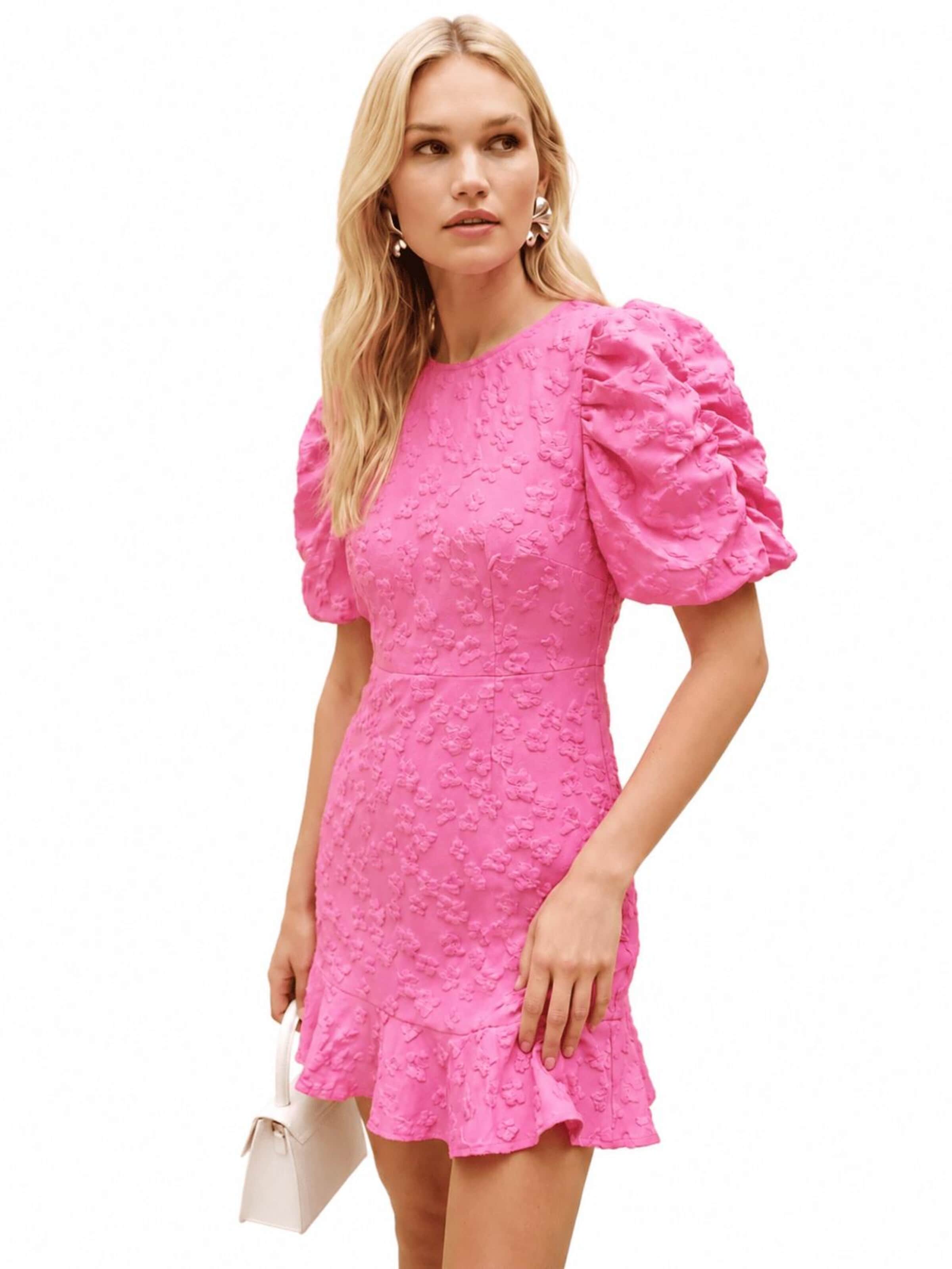 VERO MODA Jurk in Roze: voorkant