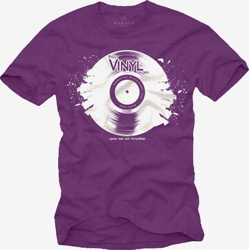 MAKAYA Shirt in Lila: Vorderseite