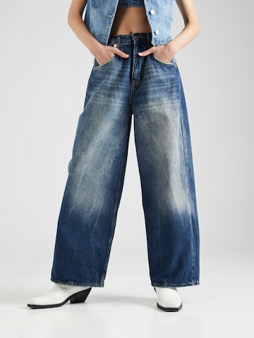 BDG Urban Outfitters Wide leg Jeans 'Jaya' in Blauw: voorkant