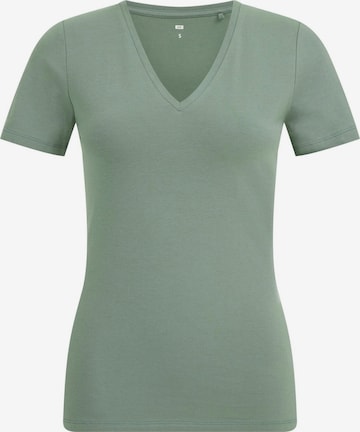 WE Fashion Shirt in Groen: voorkant