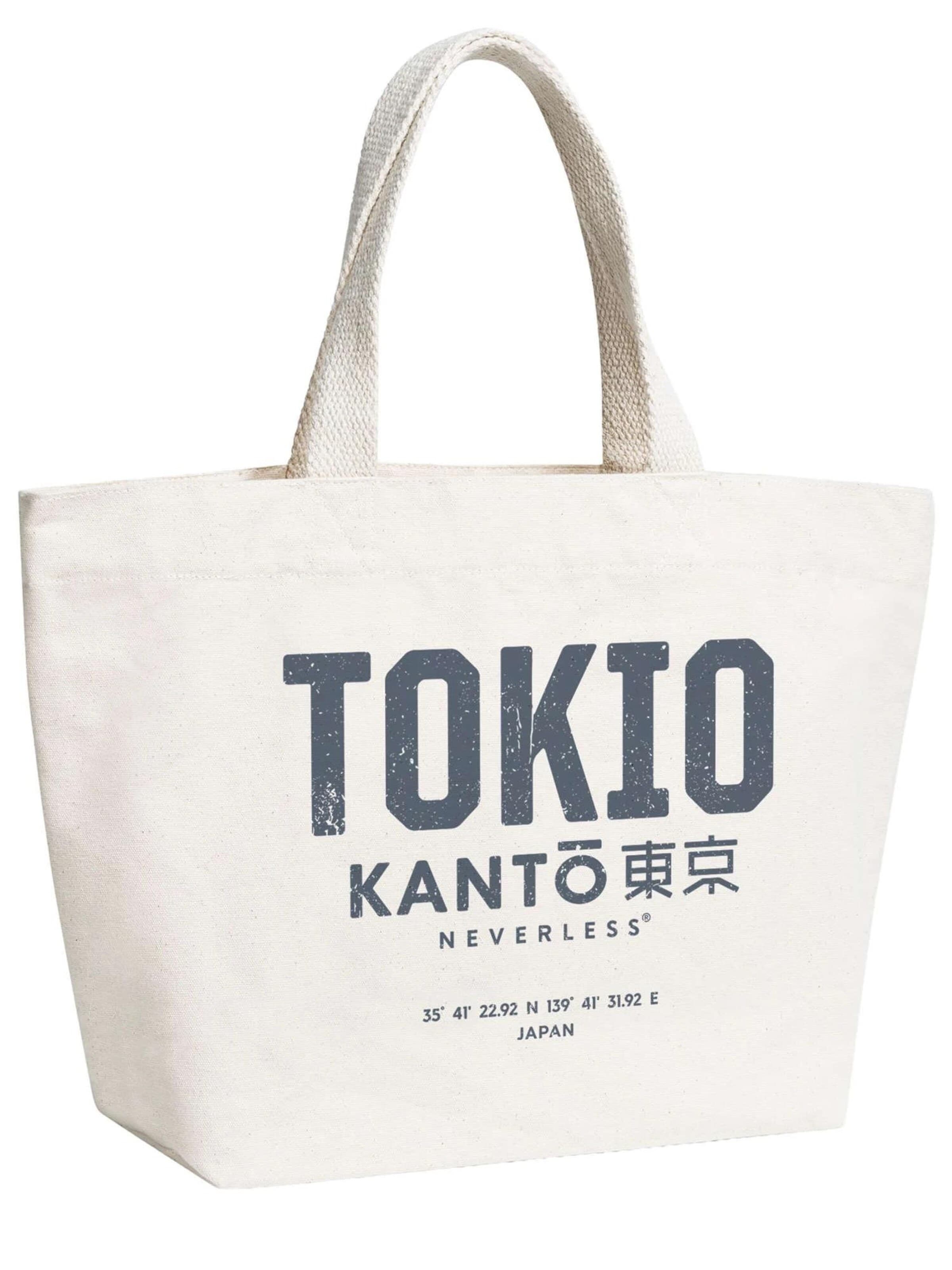 Neverless Strandtasche 'Tokio'‌‌‌‌‌‌‌‌‌‌ in Beige: Vorderseite