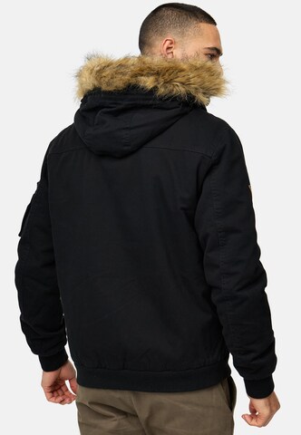 INDICODE JEANS Winterjas 'Pennington' in Zwart