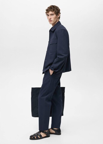 MANGO MAN Jacke 'Creta' in Blau
