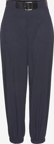 IMPERIAL Loose fit Pants in Blue: front