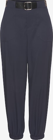 IMPERIAL Loose fit Pants in Blue: front