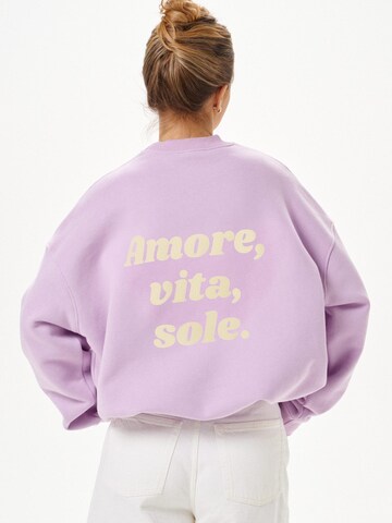 Felpa 'Amore' di MIRONS in lilla