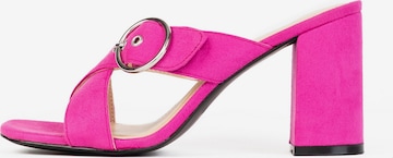 Zoccoletto 'Chene' di Celena in rosa: frontale