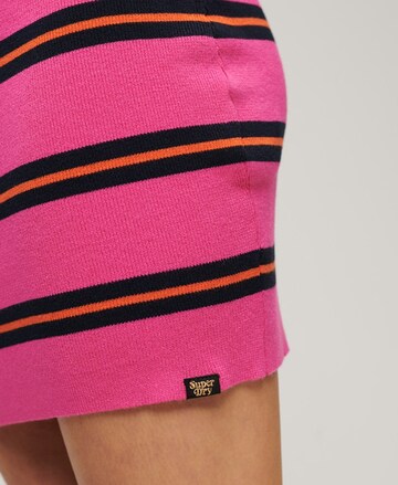 Superdry Knitted dress in Pink