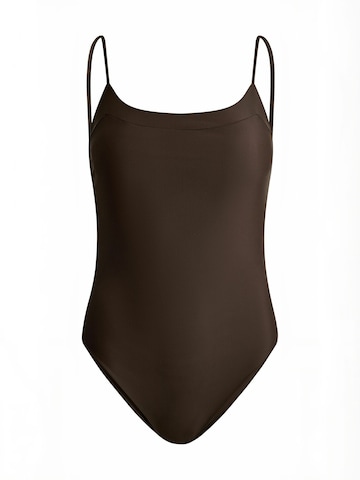 Copenhagen Cartel Swimsuit ' Penida ' in Brown: front