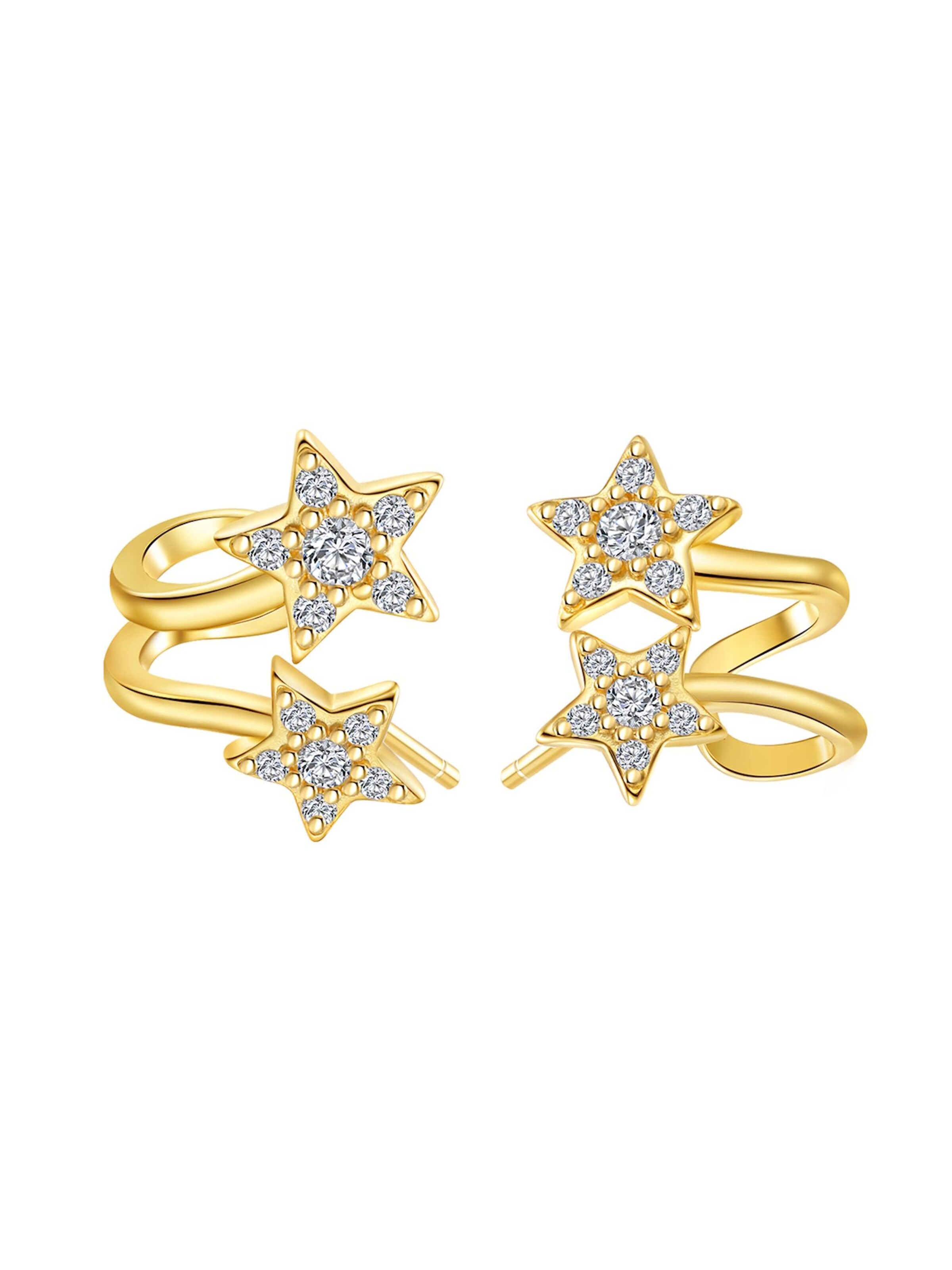 Hey Happiness Ohrringe 'Twin Star'‌‌‌‌‌‌ in Gold