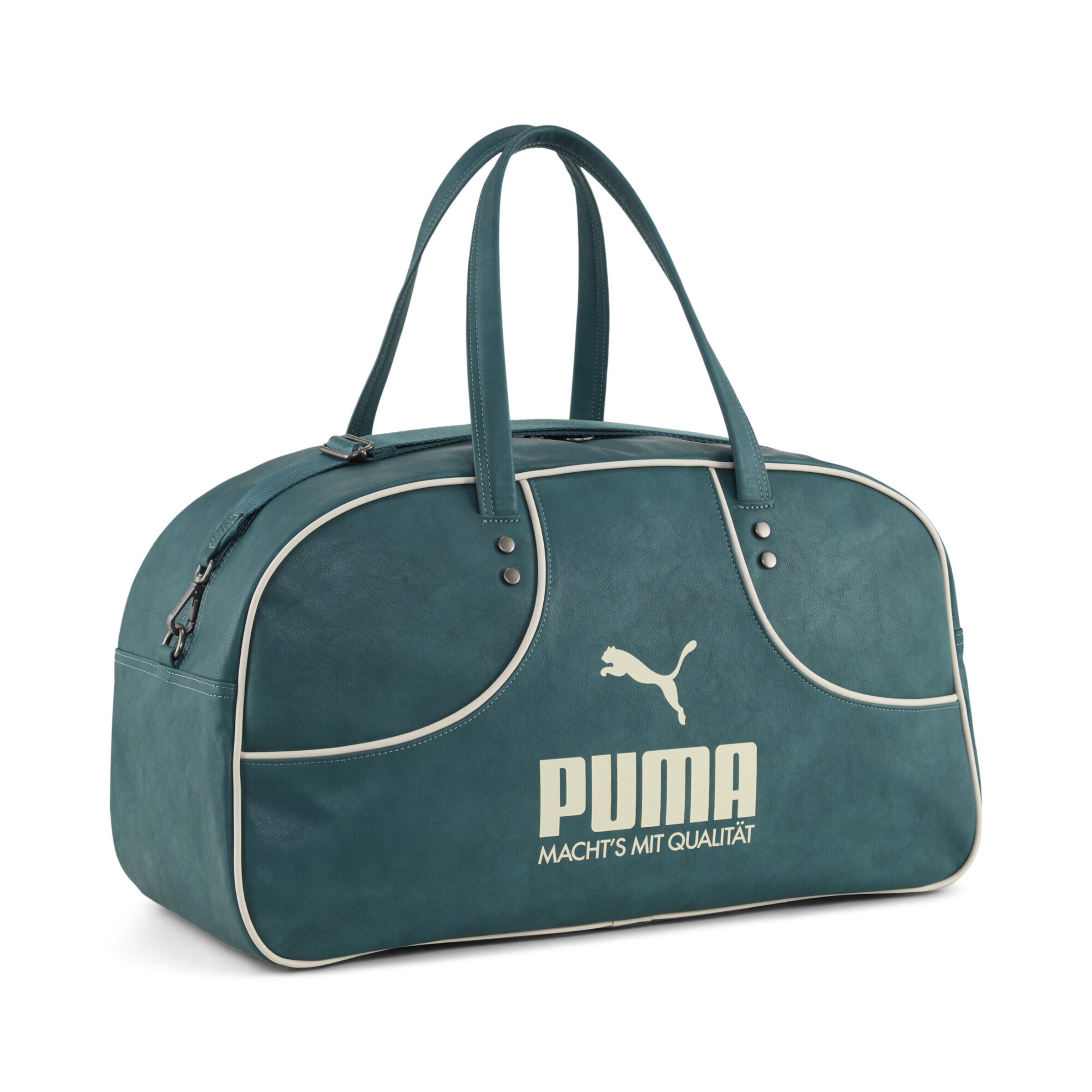 PUMA Sporttas '1976' in de kleur Smaragd / Wit, Productweergave