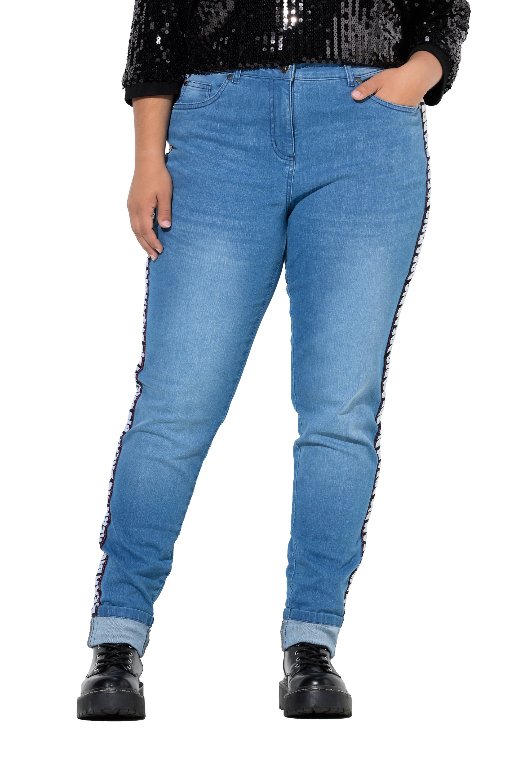 Angel of Style Skinny Jeans in Blau: Vorderseite