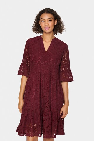 Robe 'Zanna' SAINT TROPEZ en rouge : devant