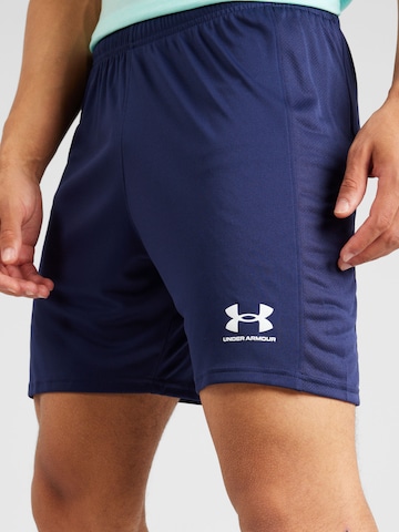 UNDER ARMOUR Regular Sportshorts 'Challenger' in Blau