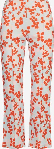 APART Slim fit Pleated Pants in Orange: front