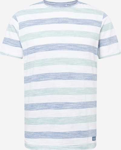 BLEND T-Shirt in blau / weiß, Produktansicht