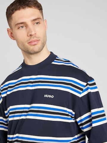 HUGO Blue Shirt 'Nirloni' in Blauw