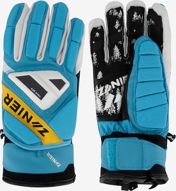 Zanier Full Finger Gloves 'Gate Killer' in Blue: front