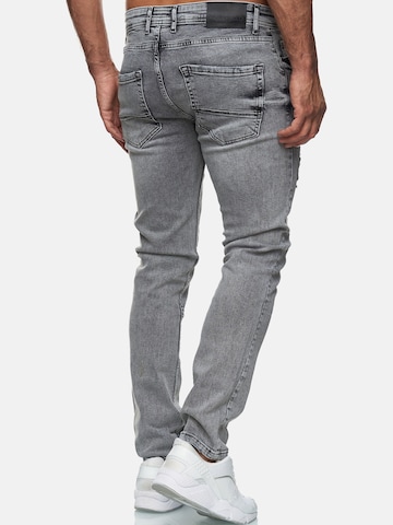 Reslad Slimfit Jeans 'Jeans Destroyed Stretch Denim' in Grau