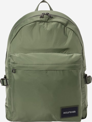 TOMMY HILFIGER Rucksack in Grün: predná strana