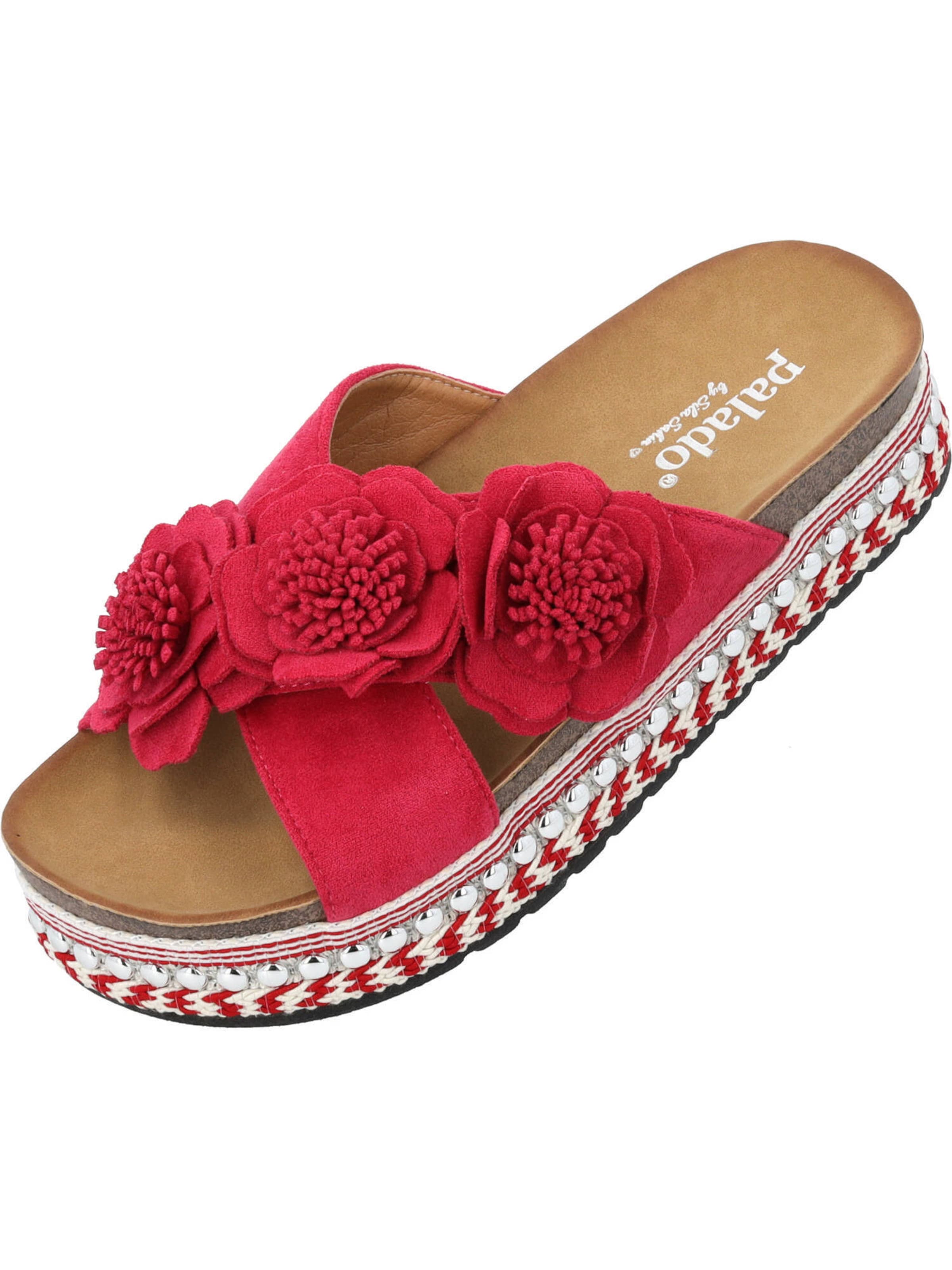 Palado by Sila Sahin Pantolette 'Dozial' in Pink: Vorderseite