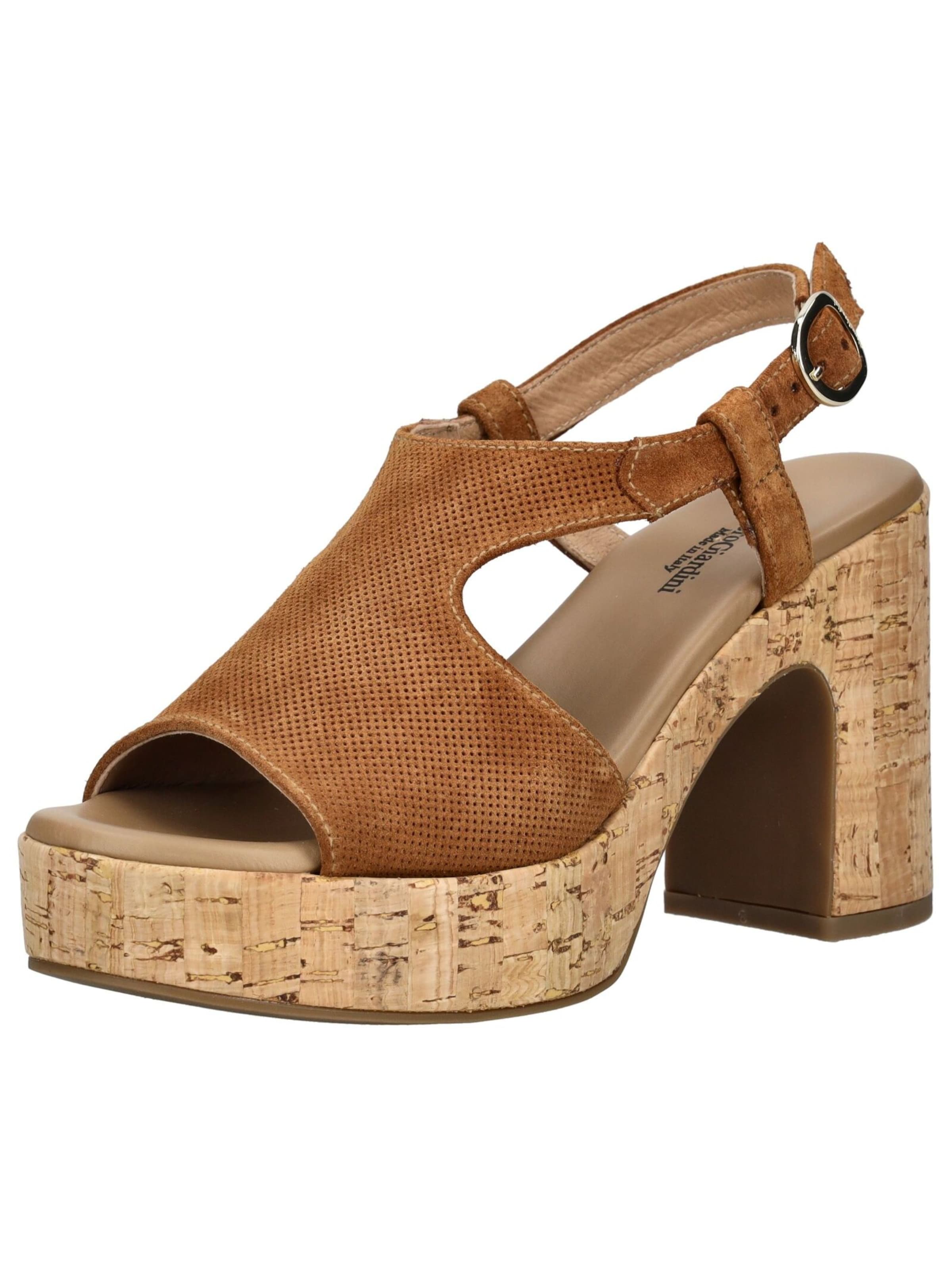 Sandalo di Nero Giardini in marrone: frontale