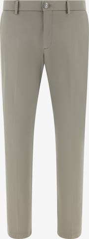 Pantalon chino Boggi Milano en vert : devant