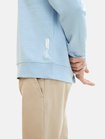 TOM TAILOR Sweatshirt in Blau