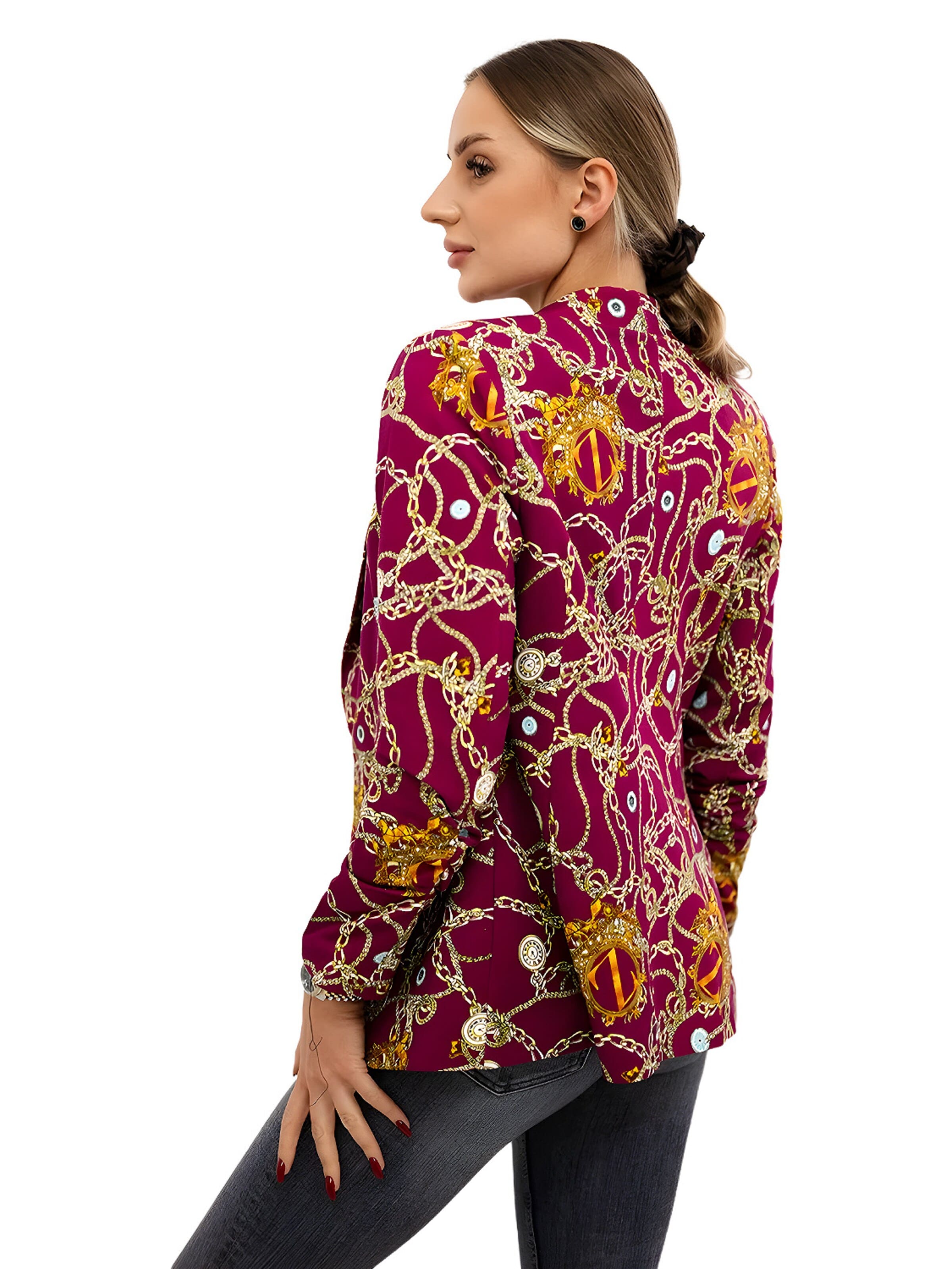 Lumera Blazer in Purple