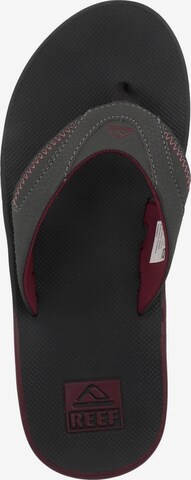 REEF Beach & Pool Shoes 'Fanning' in Black