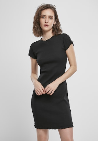 Urban Classics Dress in Black: front