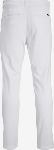 JACK & JONES Slimfit Chinobyxa 'Marco Bowie' i vit