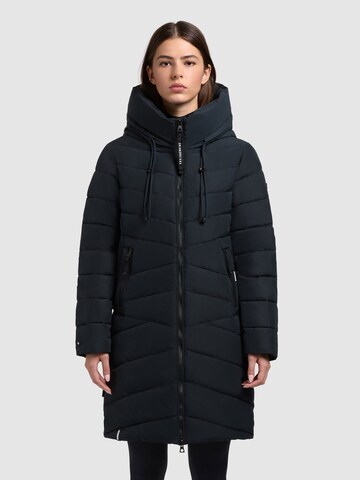 Manteau d’hiver 'Vare' khujo en bleu : devant