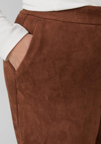 Loosefit Pantalon s.Oliver en marron