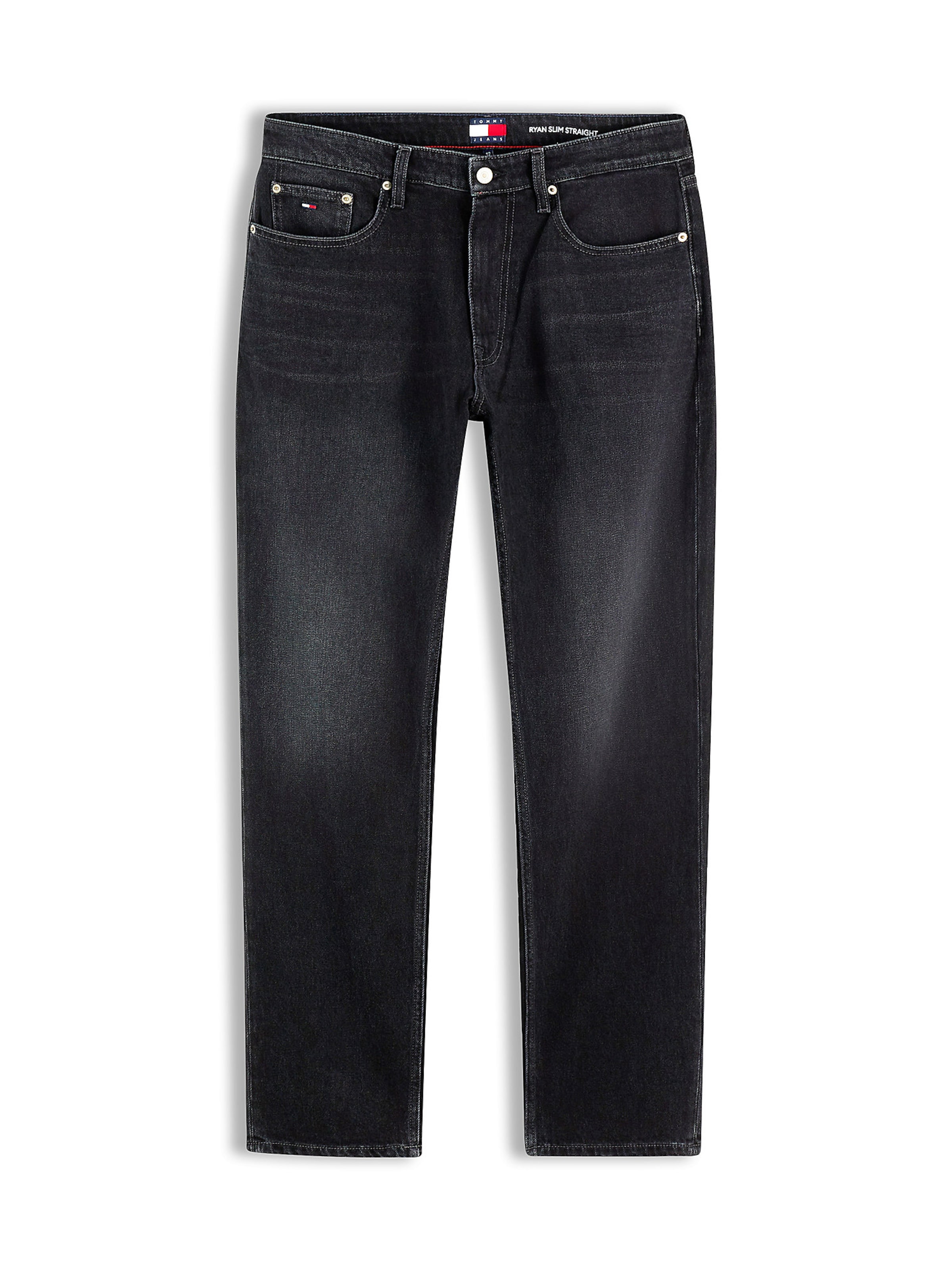 Tommy Jeans Jean 'Ryan' en 28/30 en noir denim, Vue avec produit