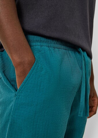 QS Regular Shorts in Blau