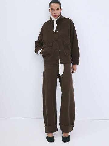 MANGOBarrel Traperice 'Eugenie' - smeđa boja