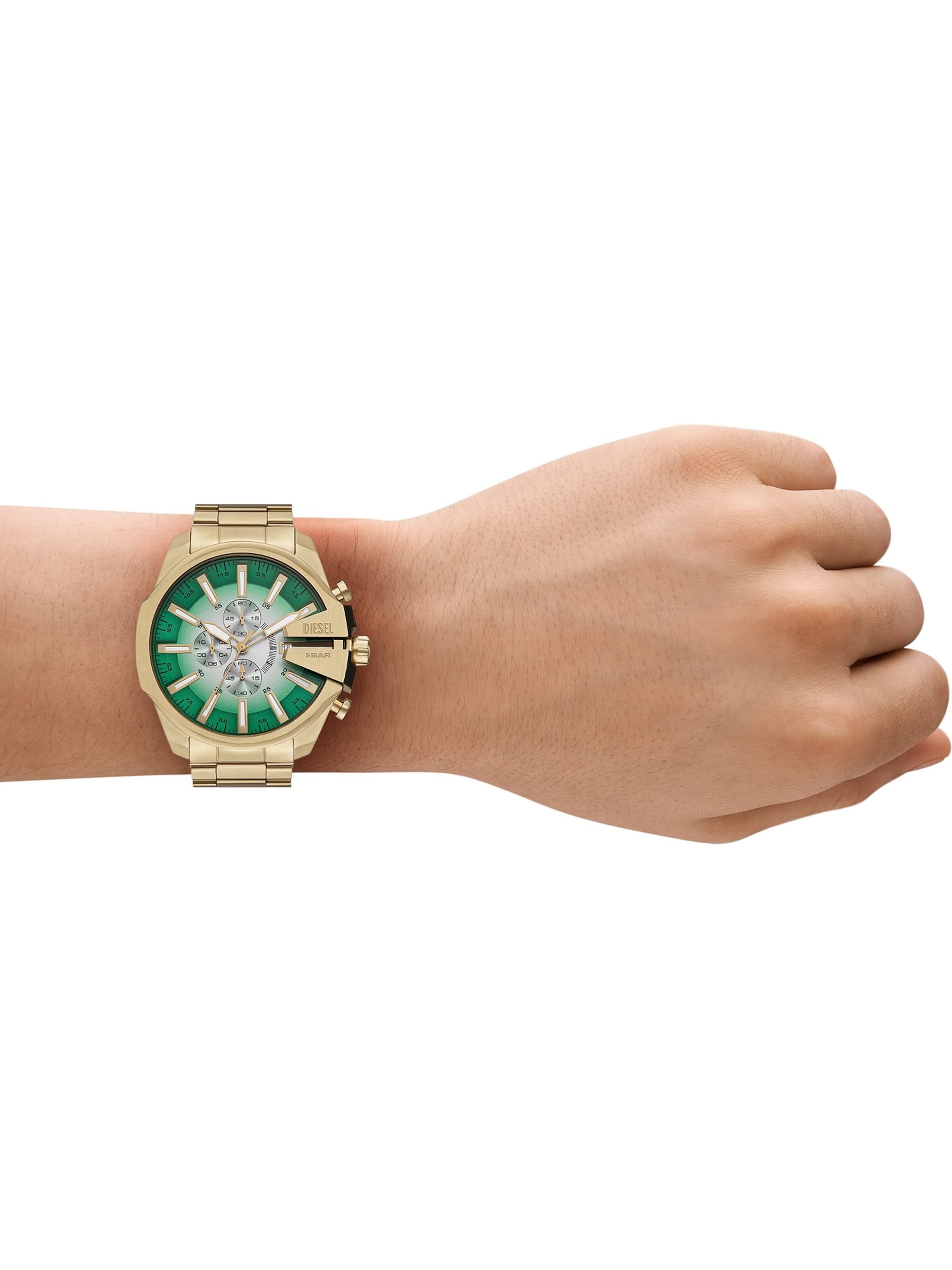 DIESEL Analog watch 'Mega Chief' in Gold